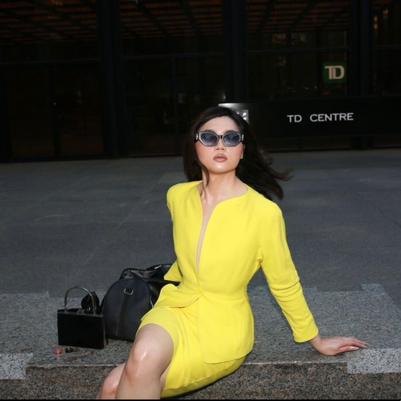 THIERRY MUGLER suit & skirt 1980s archival piece - Picture 7 of 7